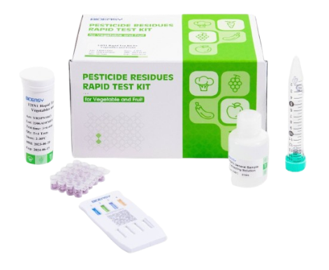 Testing for pesticide residues in vegetables